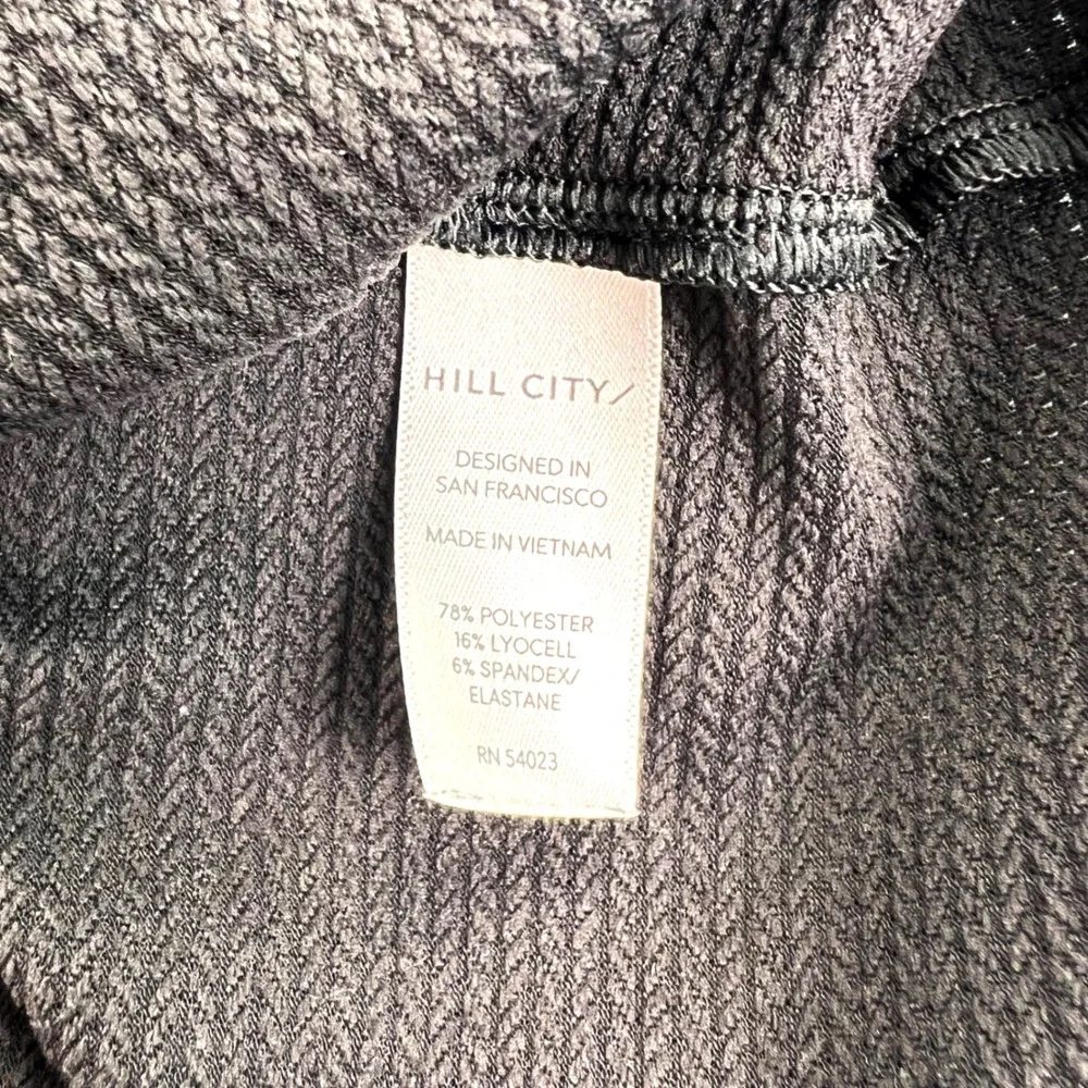 Hill City Training Long Sleeve Shirt Men XL Gray Lyocell Performance‎ Stretch